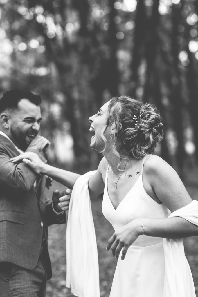 heel veel plezier tijdens de bruiloft reportage.